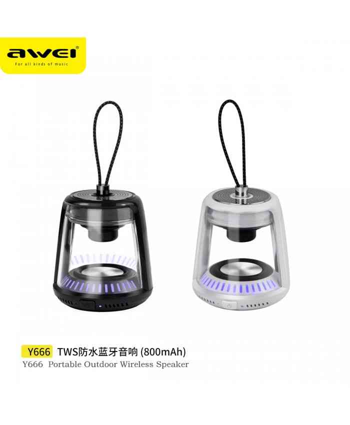 AWEI Y666 Bluetooth Speaker Portable Outdoor Mini Waterproof Music Speaker Stereo Sound HiFi Music Wireless Surround Deep Bass